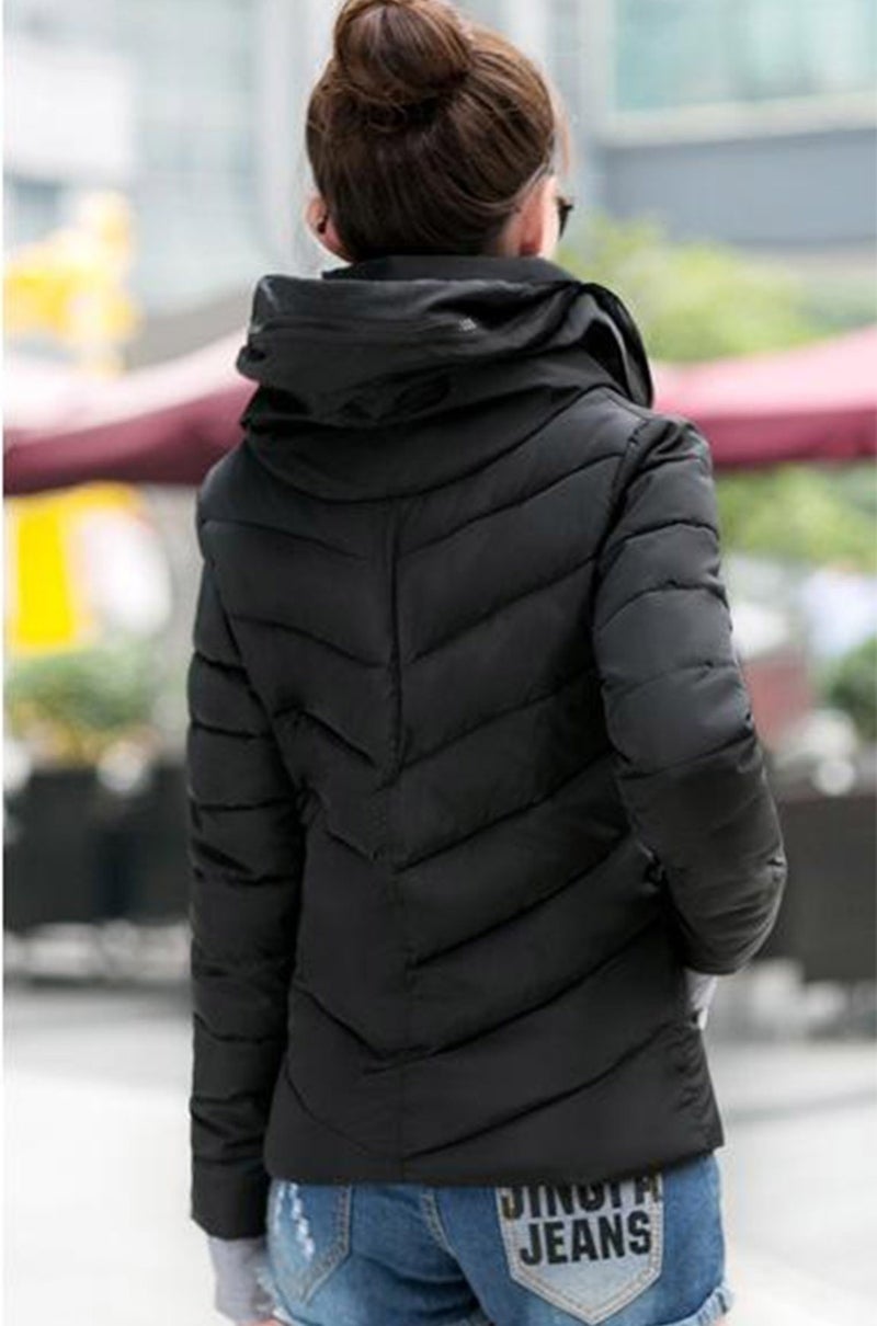 Barbora Daily Waterproof Winter Puffer Women's Coat 801BLACK  - Image 3