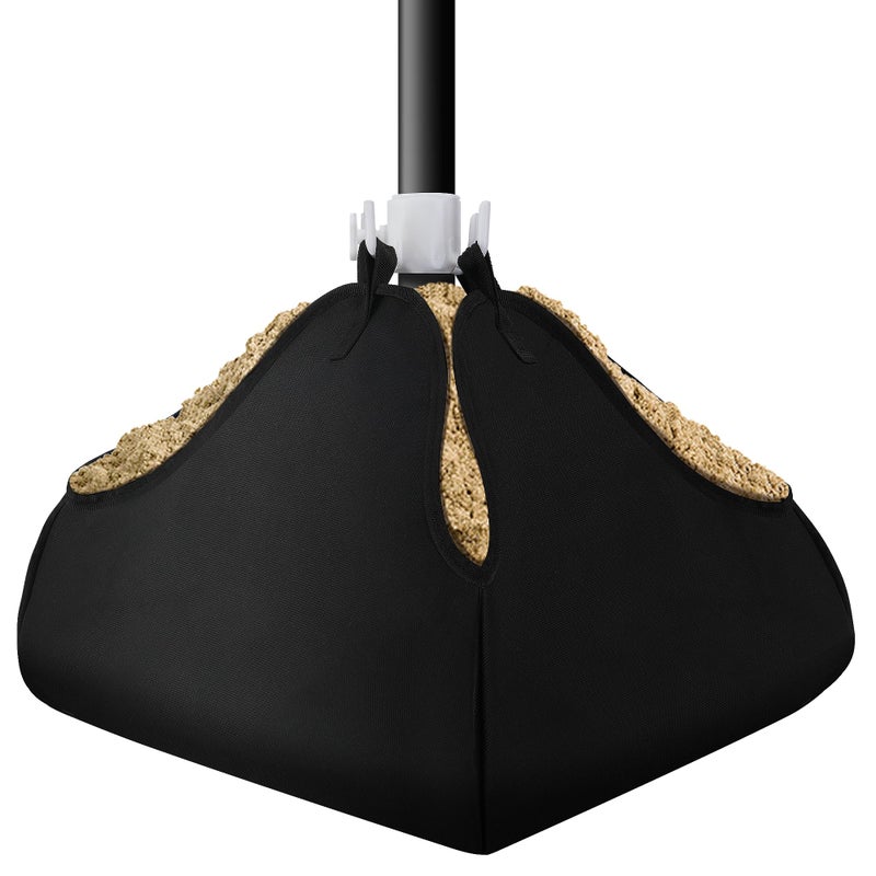 DECOHS 1 Set Beach Umbrella Base Weight 600D Oxford Cloth Sun Umbrella Fillable Weights Sand Bags Heavy Duty Beach Umbrella Stand Sand Anchor for Outdoor Patio Garden - Image 2