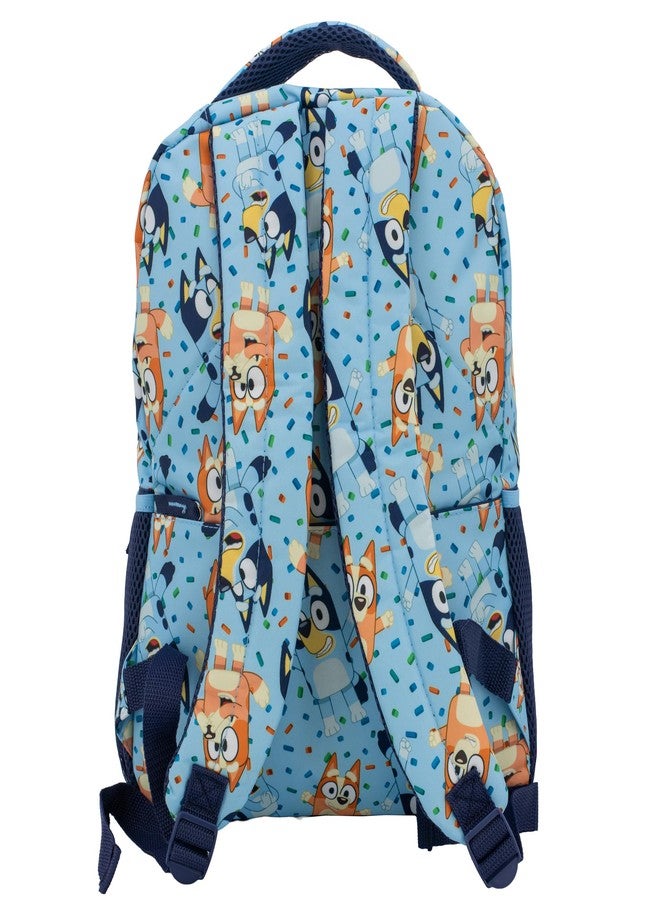 Accessory Innovations AI ACCESSORY INNOVATIONS Kids Backpack, Multi Pocket Bookbag with Adjustable Shoulder Straps & Padded Back, Bluey, Standard, Character - Image 5