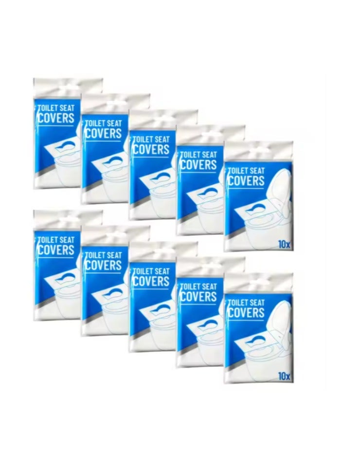 i diD Disposable Toilet Seat Cover Paper – 10 Pieces (1 Pack), Hygienic & Antibacterial, Ideal for Travel & Public Restrooms - Image 4