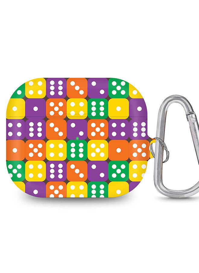 Stylizedd - StylePods Case for Airpods 3rd Gen Case With Anti-Lost Keychain - Dice Roll - Image 1
