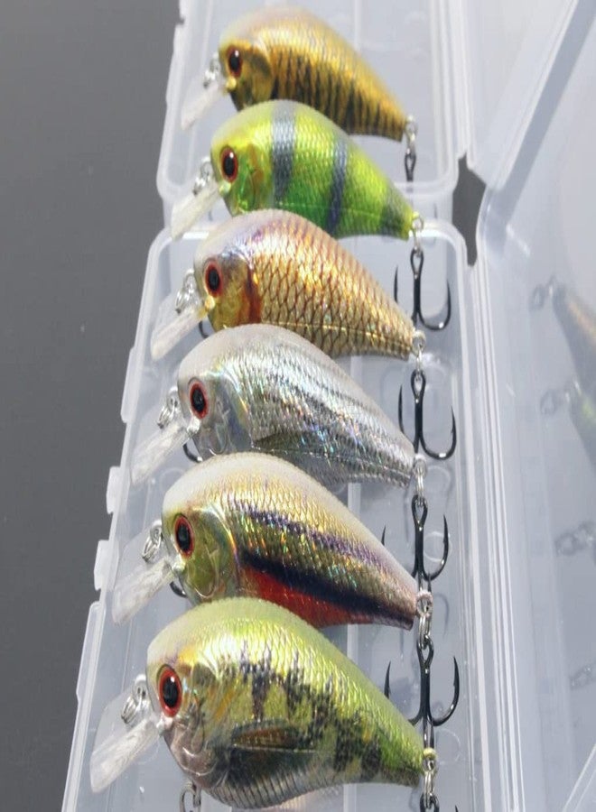 wLure Minnow Crankbait for Bass Fishing Bass Lure Jerkbait Fishing Lure (HC15KB, with Tackle Box) - Image 2