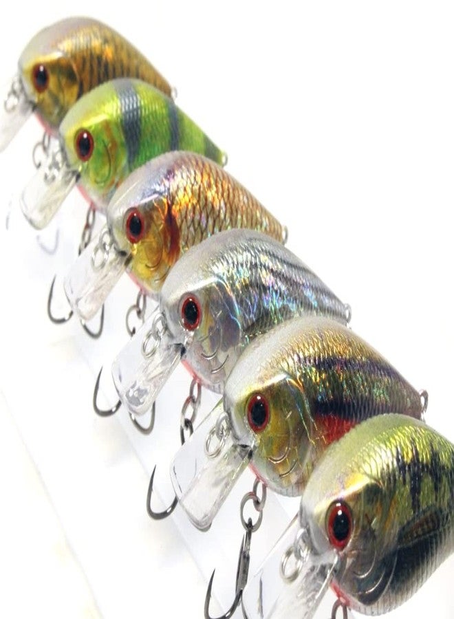 wLure Minnow Crankbait for Bass Fishing Bass Lure Jerkbait Fishing Lure (HC15KB, with Tackle Box) - Image 1