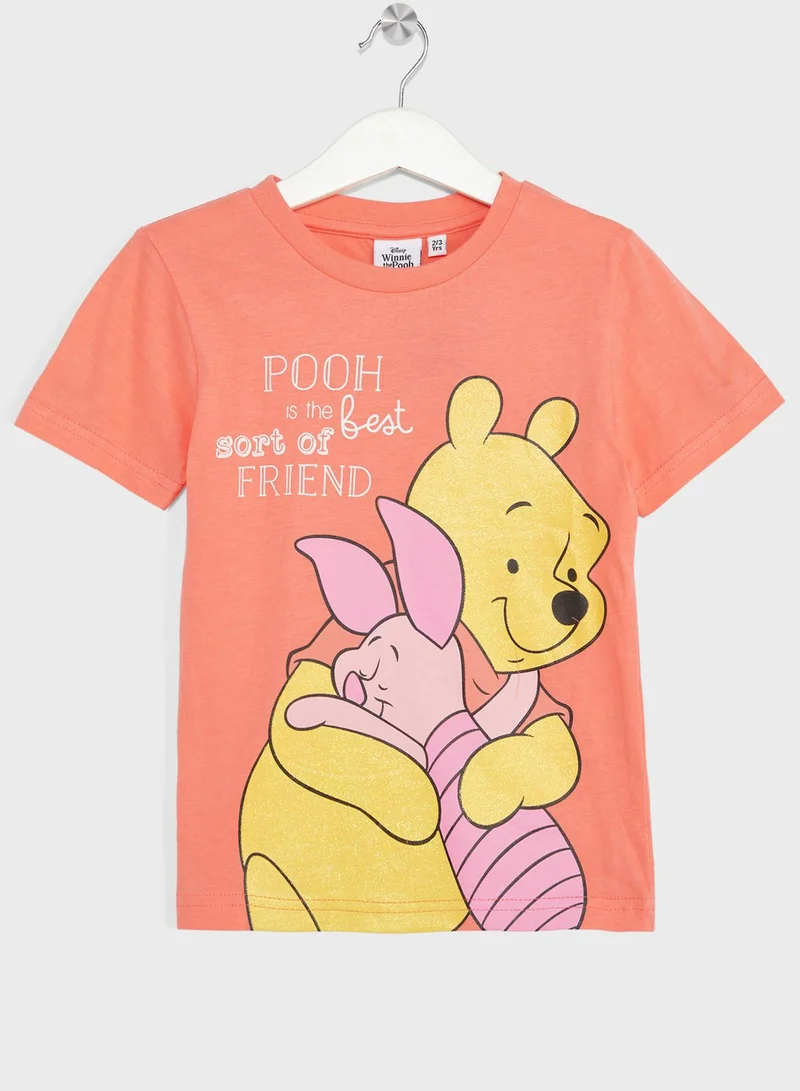 Disney Winnie The Pool Girls Winnie The Pooh T-Shirt