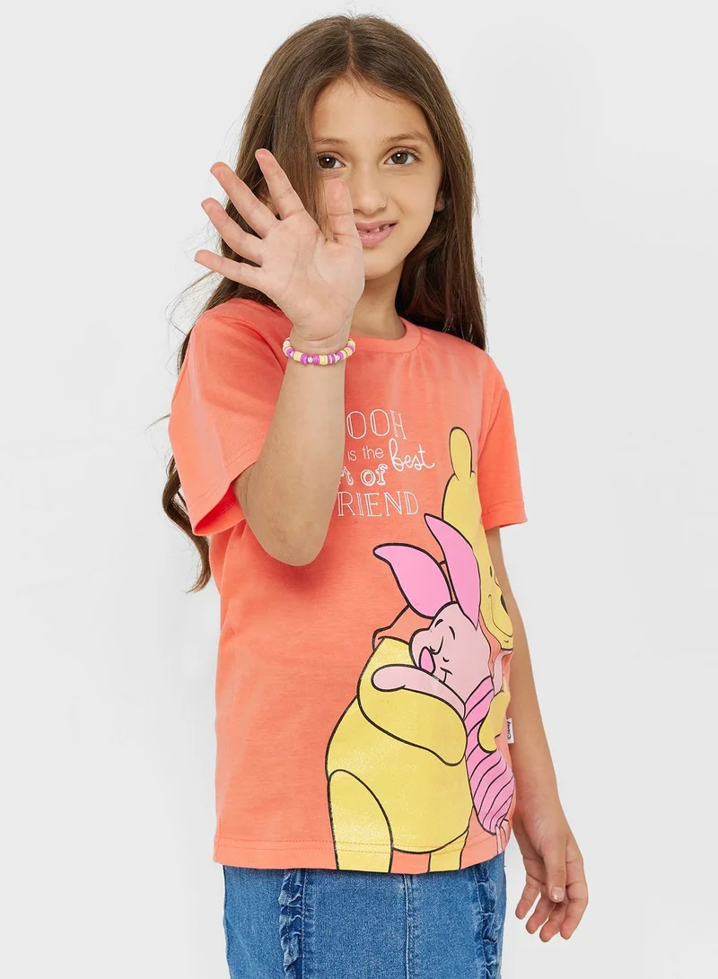 Disney Winnie The Pool Girls Winnie The Pooh T-Shirt