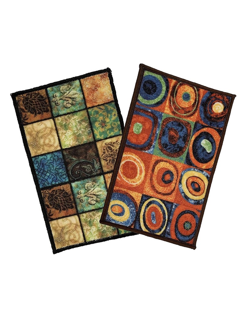 Status Contract Floor Door Mats in Home Decor Soft Kitchen Living Area Bathroom Office Entrance Non-Slip Washable Dirt Trapper (38x 58 cm) - Image 1