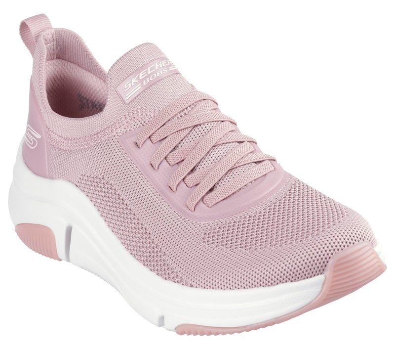 Skechers Womens BOBS Sparrow Flex - Instant Clout Blush Casual Slip On Shoe - Image 1