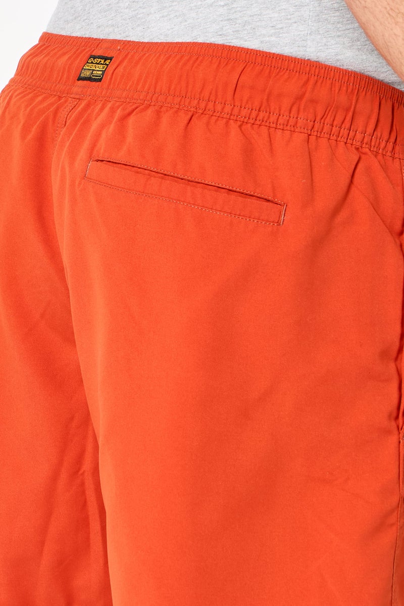 G-Star RAW Men Solid Board Shorts, Rust - Image 3