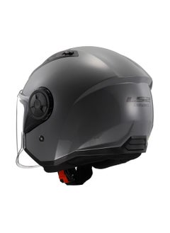 LS2 HELMET OF616 Airflow II HALF Face Helmet - Color: Black Nardo Grey - pzsku/Z06497D73B37D10570A5FZ/45/1741170396/d0a536c2-0811-4b16-8479-21d03ebb42b8