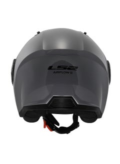 LS2 HELMET OF616 Airflow II HALF Face Helmet - Color: Black Nardo Grey - pzsku/Z06497D73B37D10570A5FZ/45/1741170397/5b1a8cc3-01c9-48b4-87d6-d8ccf828f8f2