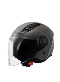 LS2 HELMET OF616 Airflow II HALF Face Helmet - Color: Black Nardo Grey - pzsku/Z06497D73B37D10570A5FZ/45/1741170397/65928d8a-d33c-4f45-9485-5a64f388032e