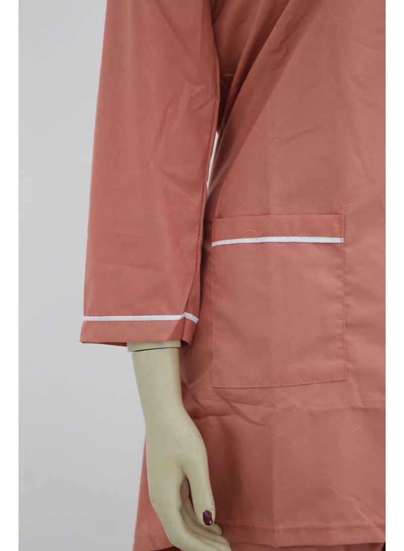 3 قطعه بدلة تنظيف موحدة للعمالة المنزلية - Image 2