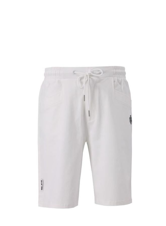Selene Men Logo Detail Casual Shorts with Drawstring - Image 1