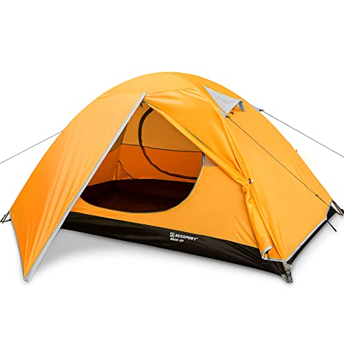 Bessport Camping Tent 2 Person Tent Waterproof Two Doors Backpacking Tent Easy Setup Lightweight for Outdoor, Hiking Mountaineering Travel - Image 1