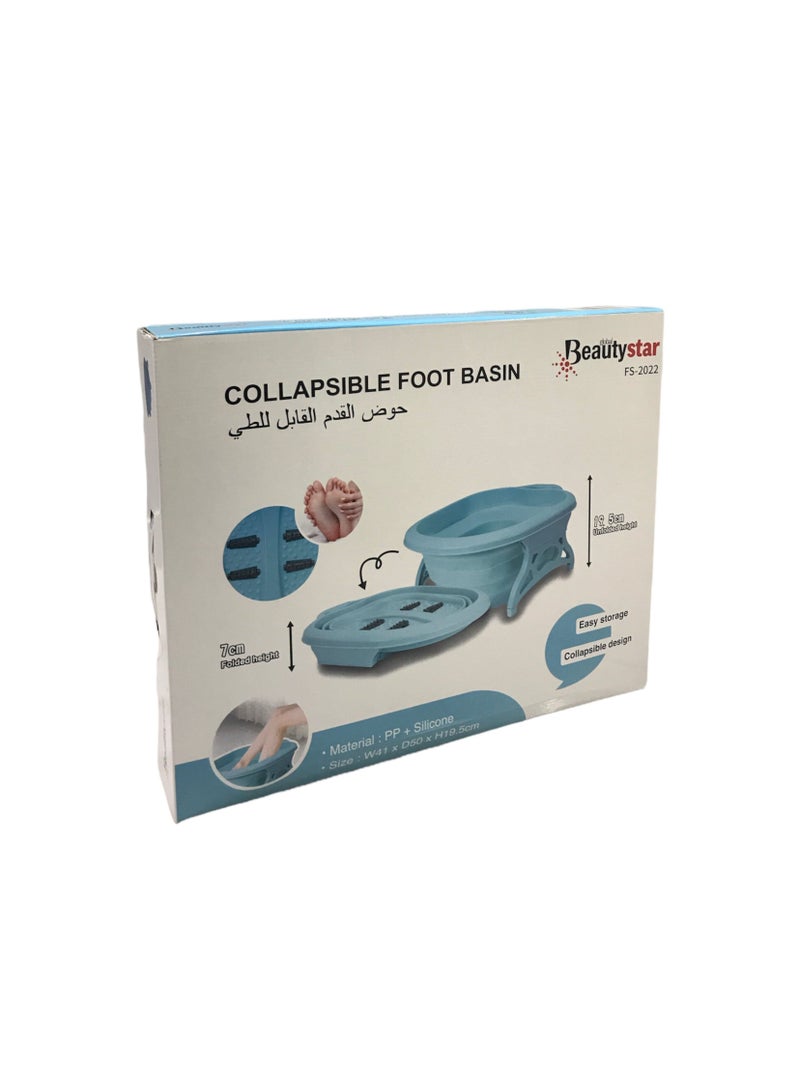 Beauty Star Beautystar Collapsible Foot Basin Mint Green FS-2022 - Image 3