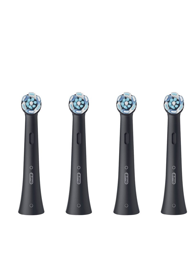 Oral-B - iO Ultimate Clean Electric Toothbrush Replacement With Head Twisted & Angled Bristles Pack of 4 - Image 1
