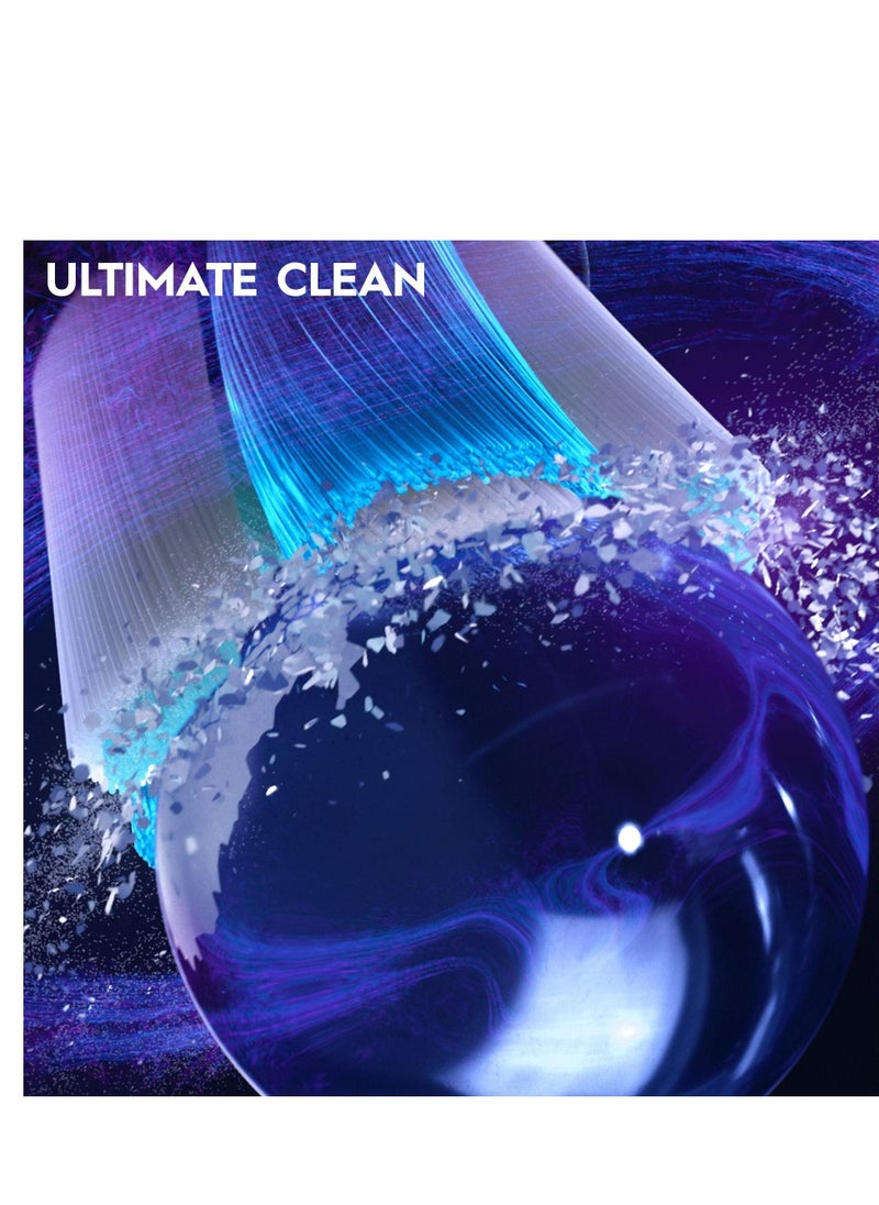 Oral-B - iO Ultimate Clean Electric Toothbrush Replacement With Head Twisted & Angled Bristles Pack of 4 - Image 1