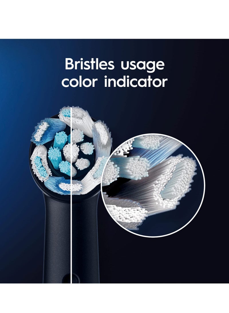 Oral-B - iO Ultimate Clean Electric Toothbrush Replacement With Head Twisted & Angled Bristles Pack of 4 - Image 1