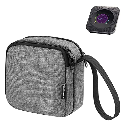CaSZLUTION حقيبة سفر CaSZLUTION متوافقة مع NETGEAR Nighthawk M7 M5 M6 Pro 5G Mobile Hotspot مع WiFi 6 (MR5200, MR5100, MR6500) M1 Mobile Hotspot 4G LTE Router MR1100 - حقيبة تخزين فقط - Image 1