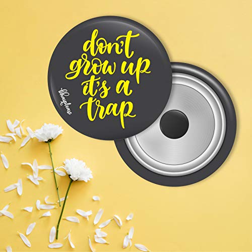 Bhai Please Round Fridge Magnet | Don't Grow Up, Count The Memories, Don't Trust What You See, God Bless All | Colourful Shiny Strong Magnet (Pack of 4 pcs) Size: 2.2 inches Round Shape - Image 2