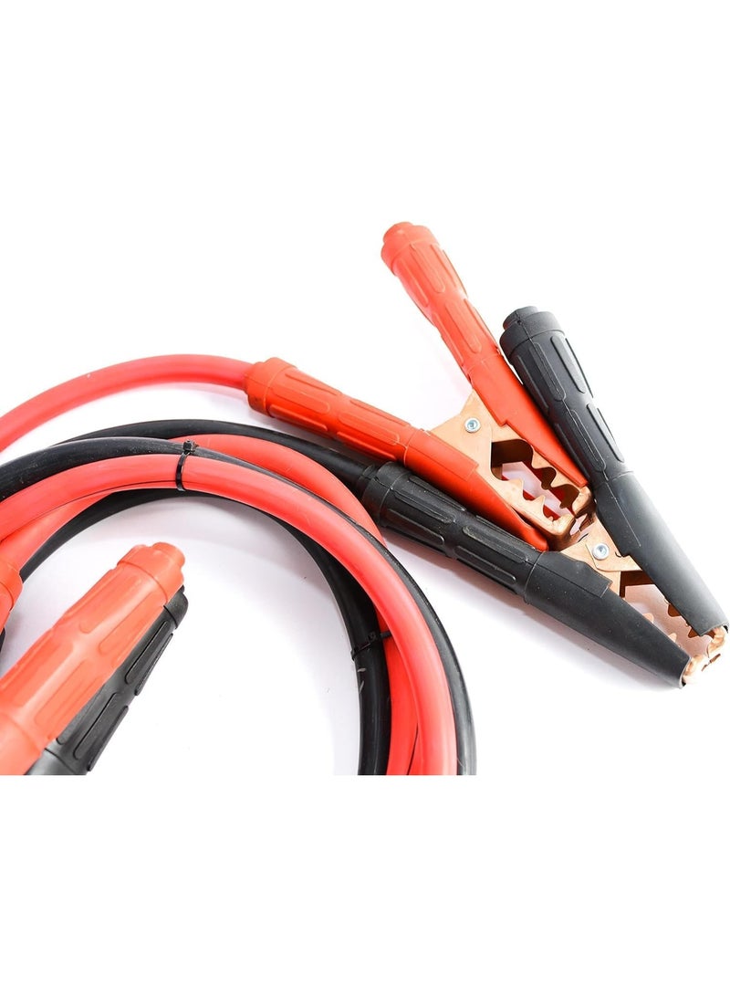 High Voltage Jumper Cable - Powerful 800 Amp Booster Cable - Strong Grip Clamps & Heavy Duty Wire for Safe Emergency Starts - Image 3