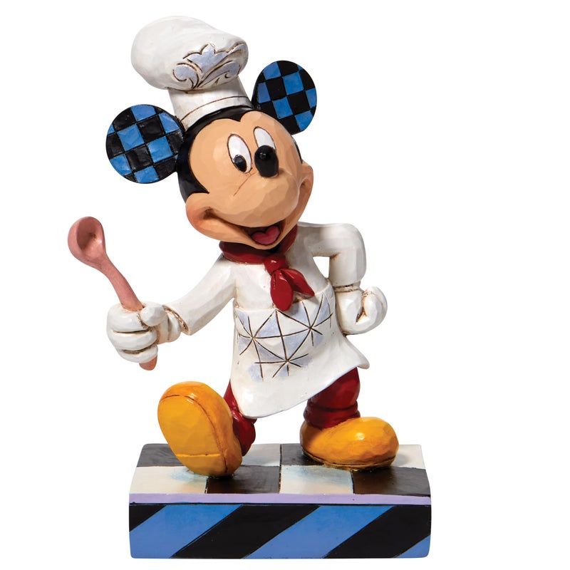 Enesco Enesco Jim Shore Disney Traditions Chef Mickey Mouse Figurine 625 Inch Multicolor
