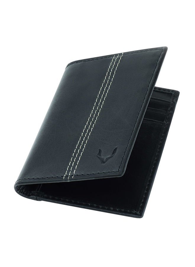 PELLE TORO Minifold Men's Leather Wallet with RFID Blocking Slim Contactless Handmade Minimalist in Gift Box for Men, Charcoal, One Size, Unique - Image 1