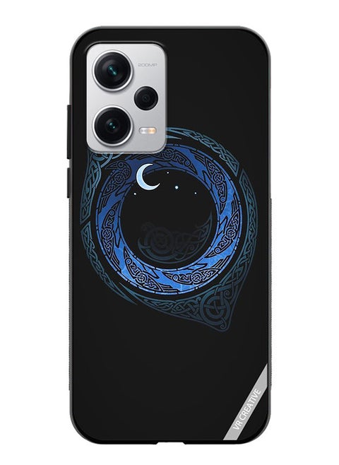 Protective Case Cover For Xiaomi Redmi Note 12 Pro Plus Moonlight Design Multicolour