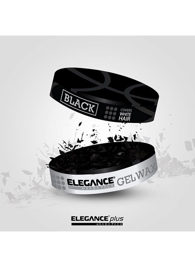 E Elegance شمع تصفيف الشعر باللون الأسود 4.93 أونصة - Image 5