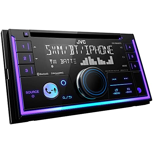 JVC KW-R950BTS Bluetooth Car Stereo Receiver with USB Port – LCD Display - AM/FM Radio - MP3 Player - Double DIN – 13-Band EQ (Black) - Image 4