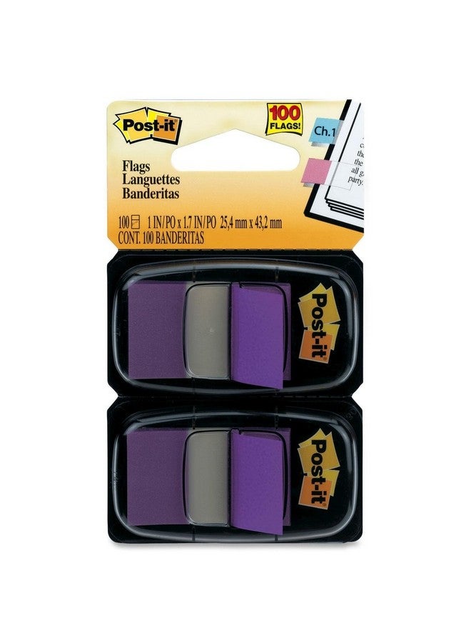 Post-it Flags 1 Purple 50/Dispenser 2 Dispensers/Pack 4 Pack (680Pu2) - Image 2