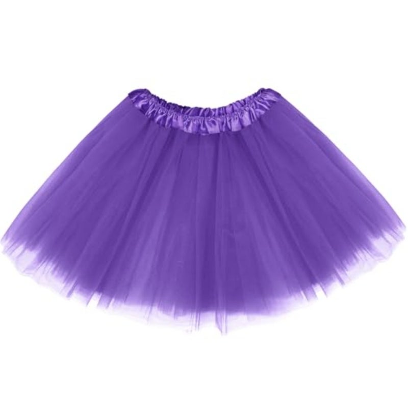 Lystaii 1 PC Tutu Skirt Tulle Laye Tutu Skirt for Party Costume Birthday Running Accessories - Image 1