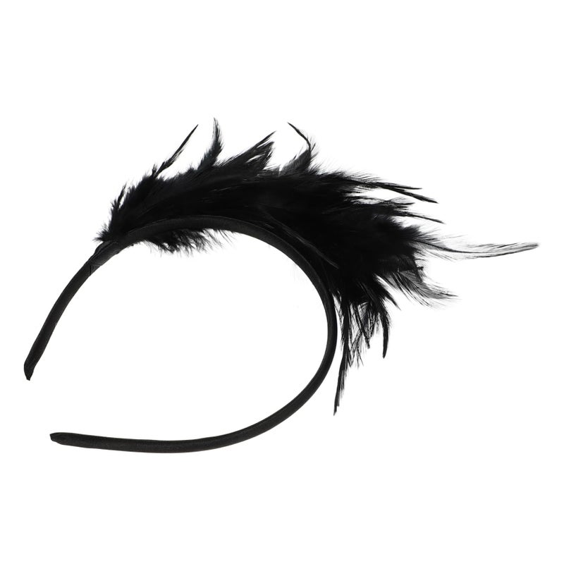 Satin Bridal Headband Wedding Headdress Hair Accessory for Women - Image 2