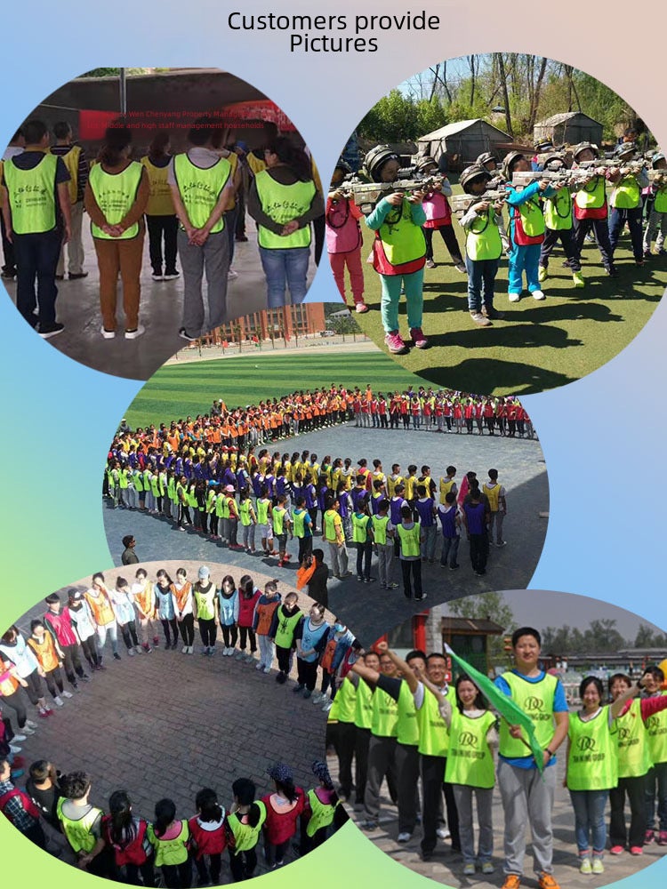Competing Clothing Activity Vest Adult Children Football Training Basketball Group Advertising Shirt Expansion Clothing Print Font Size - Image 5