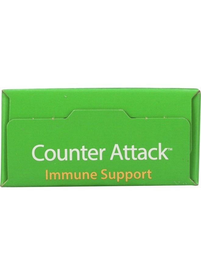Rainbow Light - Counter Attack - Vitamin C and Zinc Supplement; Vegan and Gluten-Free; Herbal Blend Provides Immune Support, Boosts Immune System Health and Response - 30 Tablet Blister Box - Image 1