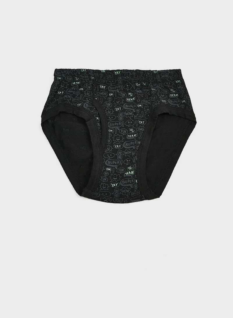 Pinata Pack Of 3 Printed Boys Brief
