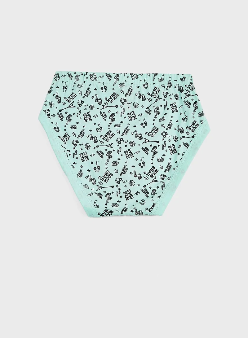 Pinata Pack Of 3 Printed Boys Brief