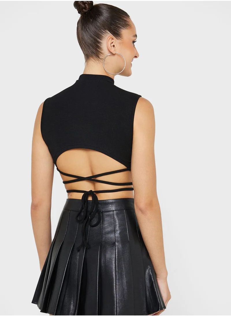 Ginger Strappy Back Crop Top