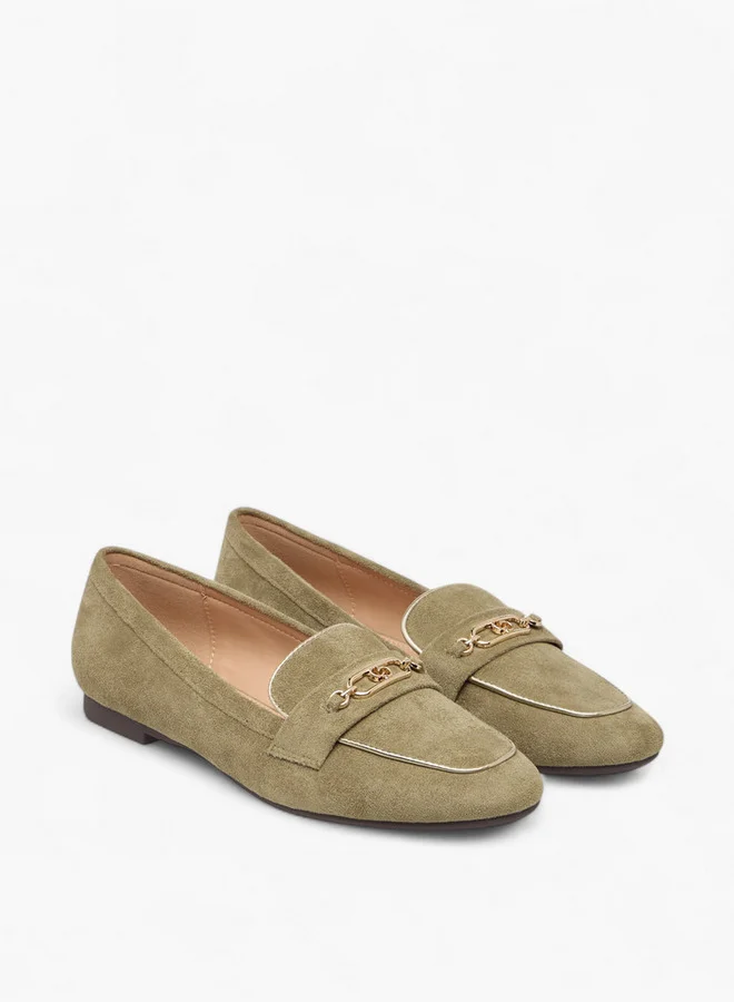 Celeste Women's Metal Accent Slip-On Loafers