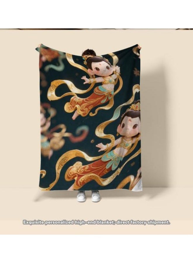 general Flannel thin blanket (warm and comfortable, suitable for sleep, gaming, dust removal and sandproof) 150cm*200cm - 237 - Image 3