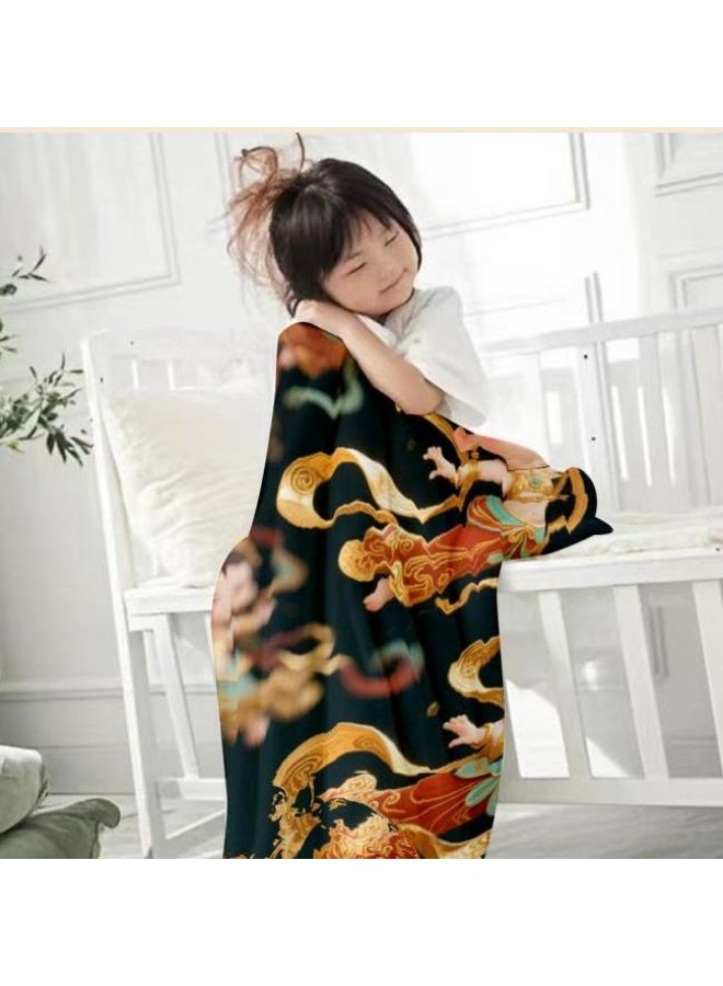 general Flannel thin blanket (warm and comfortable, suitable for sleep, gaming, dust removal and sandproof) 150cm*200cm - 237 - Image 1
