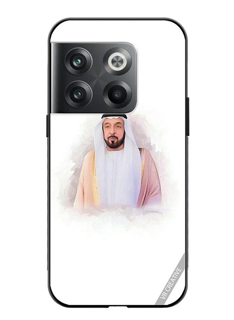 Protective Case Cover For OnePlus 10T Sheikh Khalifa Bin Zayed Bin Sultan Al Nahyan Design Multicolour
