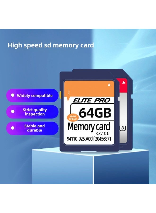 Generic - CCD Digital Camera Advertising Machine SD Card Card Full Capacity High-speed Memory Card 1G 2G 4G 8G Order-Color:Blue-Capacity:32GB - Image 1