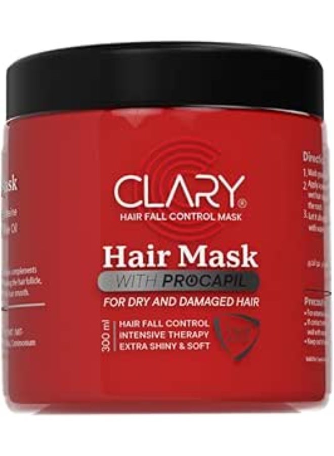 Clary Hair Fall Control Complete Care Set – Shampoo, Conditioner & Hair Mask 300ml - Image 4