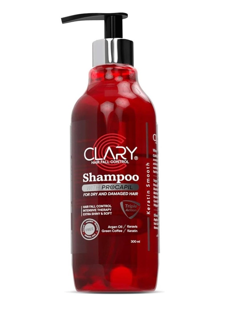 Clary Hair Fall Control Complete Care Set – Shampoo, Conditioner & Hair Mask 300ml - Image 5