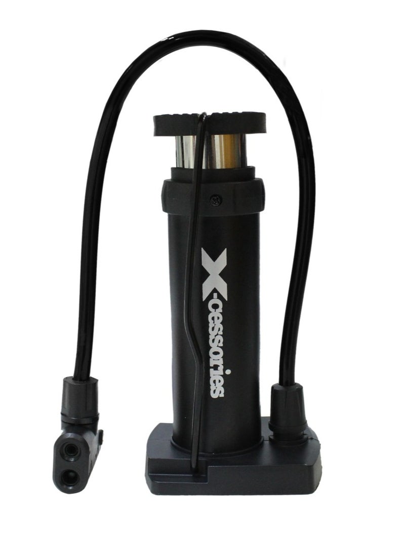 XCESSORIES Mini Foot Pump Aluminium Alloy Inflator - Image 2