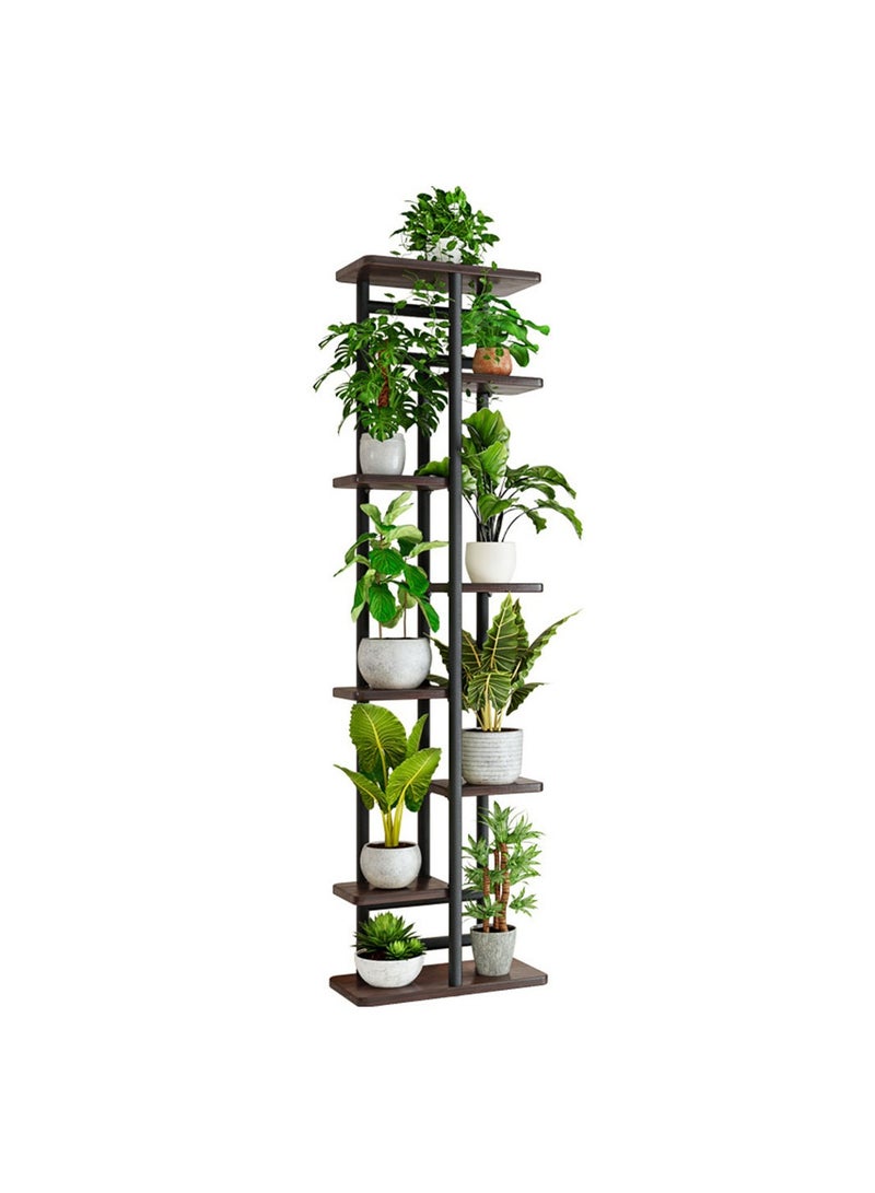 Cool Baby COOLBABY Plant Stand 8 Tier 9 Potted Indoor Flower Pot Organizer Plant Storage Display Shelf Corner Living Room Balcony - Image 2