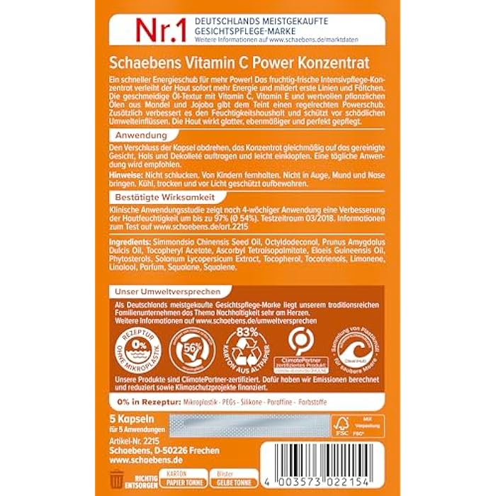 Schaebens 3 x Schaebens Concentrate vitamin C, (3 x 5 pcs) - Image 3