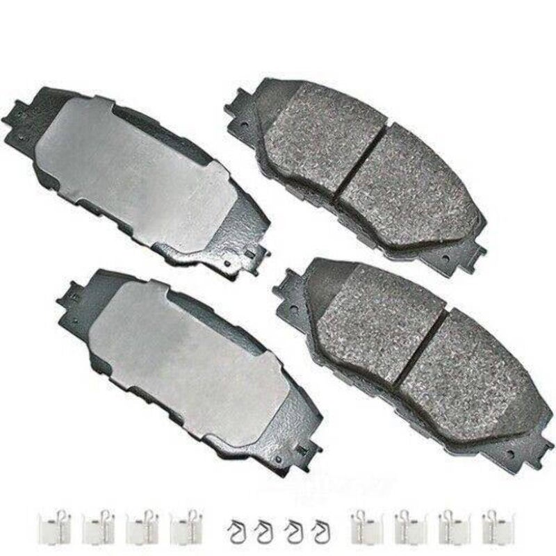 AkebonoACT1211A UltraPremium Ceramic Front Disc Brake Pads GREY