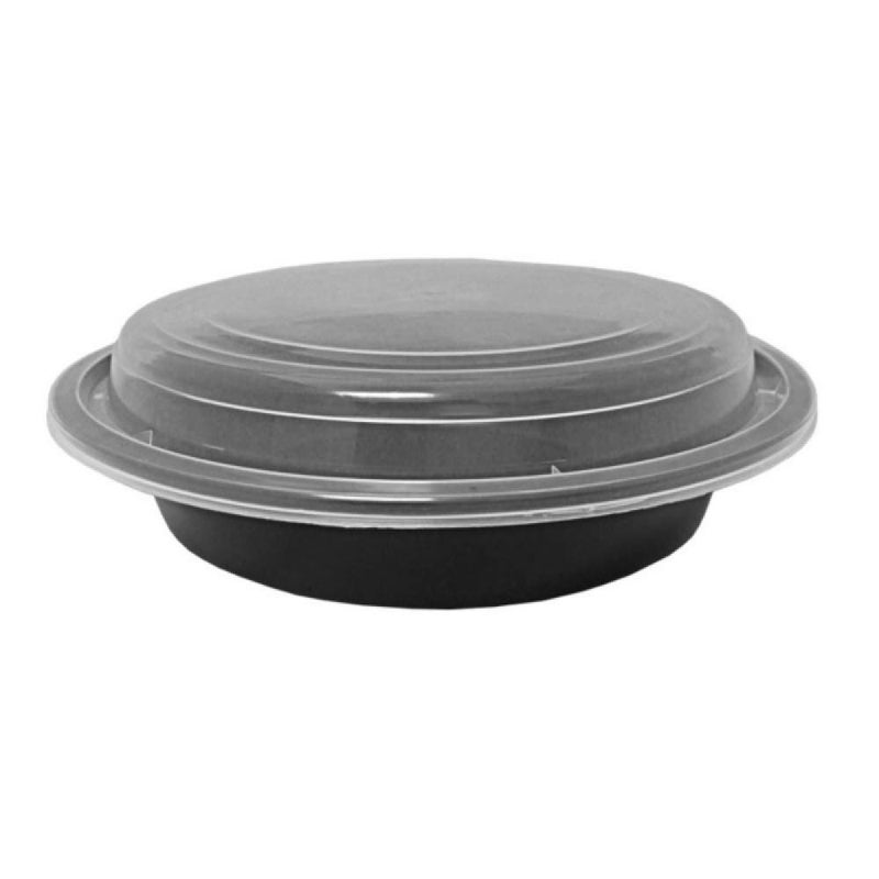 إس إن إتش SNH حاوية ميكروويف دائرية يمكن التخلص منها 24 أونصة 24 قطعة